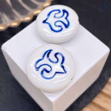 Бусина национальная 25 мм