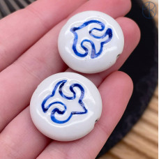 Бусина национальная 25 мм