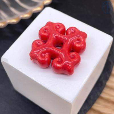 Бусина национальная 27 мм