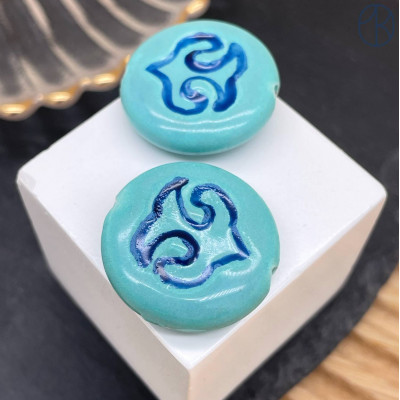 Бусина национальная №4 25 мм