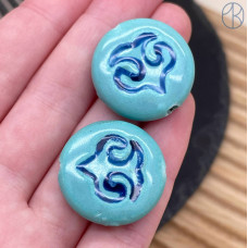 Бусина национальная №4 25 мм