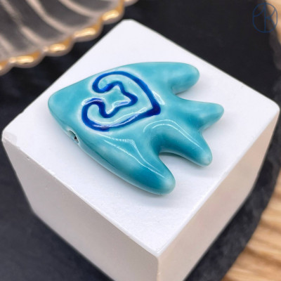 Бусина национальная №7 30 мм