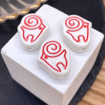 Бусина национальная баран №1 20 мм