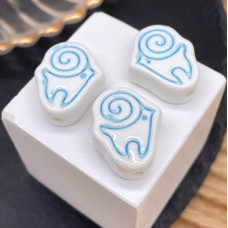 Бусина национальная баран №2 20 мм