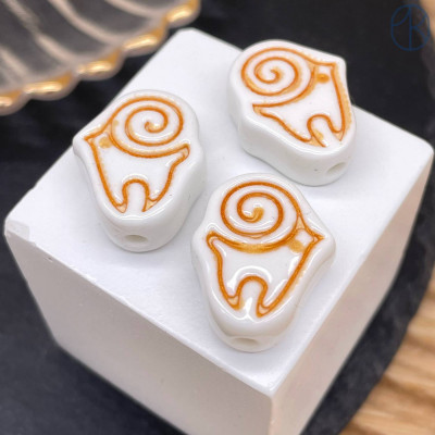 Бусина национальная баран №5 20 мм