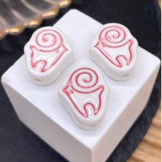 Бусина национальная баран №6 20 мм