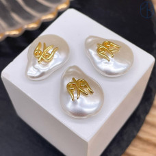 Бусина национальная майорка, цвет золото 20 мм