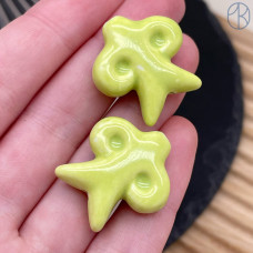 Бусина национальная птица 22 мм