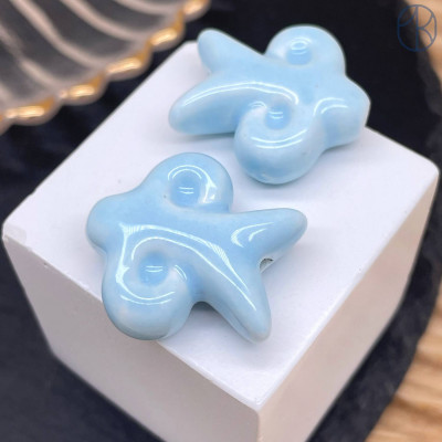 Бусина национальная птица №4 22 мм