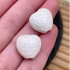 Бусина национальная сердце 16 мм