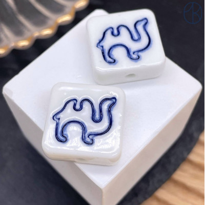 Бусина национальная верблюд №5 20 мм