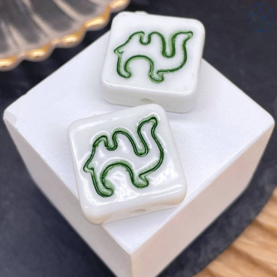 Бусина национальная верблюд №6 20 мм