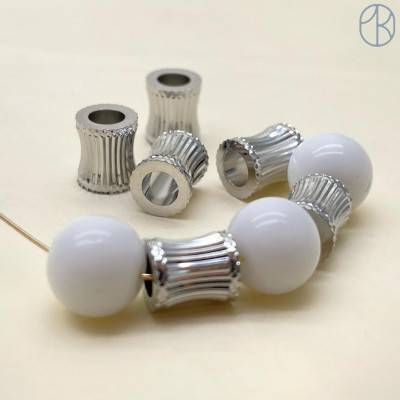 Бусина песочные часы, цвет золото 6х7 мм 