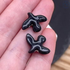 Бусина птица, цвет черный 17 мм Бусина птица, цвет черный 17 мм