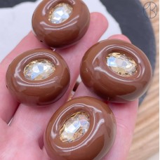 Бусина с кристаллом №12 ~ 20-40 мм