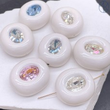 Бусина с кристаллом №14 ~ 20-40 мм