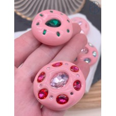 Бусина с кристаллом №9 ~ 25-40 мм