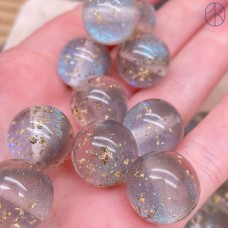 Бусина серая микс 16 мм Бусина серая микс 16 мм