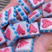 Бусина сердце №1 уп. 10 шт ~ 16 мм 