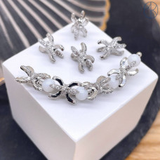 Бусина-шапочка, цвет серебро 10 мм