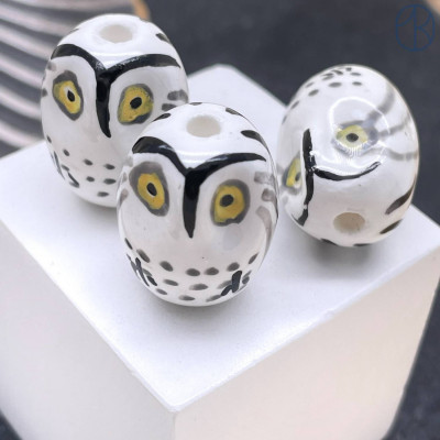 Бусина сова №1 22 мм