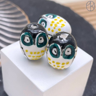 Бусина сова №5 22 мм