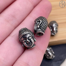 Бусина сталь Будда 14 мм