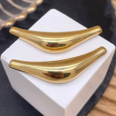 Бусина сталь, цвет золото 45 мм 