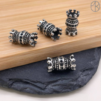 Бусина сталь концевик 16х8 мм