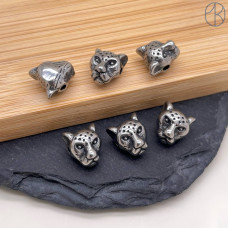 Бусина сталь пантера 10 мм