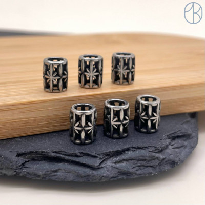 Бусина сталь северная звезда 9 мм