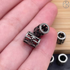 Бусина сталь северная звезда 9 мм