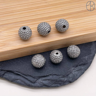 Бусина сталь шар 7 мм