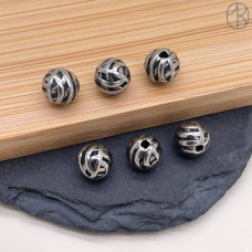 Бусина сталь шар 8 мм