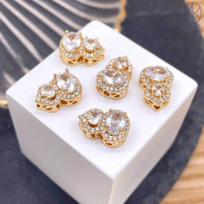 Бусина тыква-горлянка, цвет золото 14 мм 