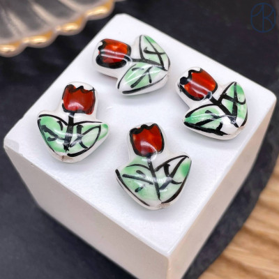 Бусина тюльпан №1 16 мм