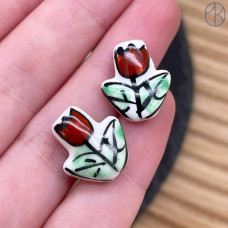 Бусина тюльпан №1 16 мм