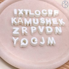 Бусина Z белая 20 мм