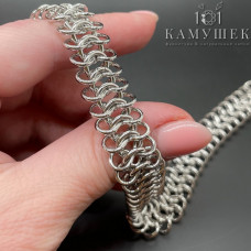 Цепь №101 цвет серебро 14х6 мм