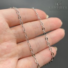 Цепь №109 цвет серебро 5*2,5 мм
