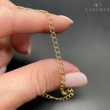 Цепь №11-1 цвет золото 4*3 мм