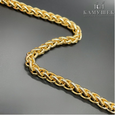 Цепь №125-1 цвет золото 4 мм