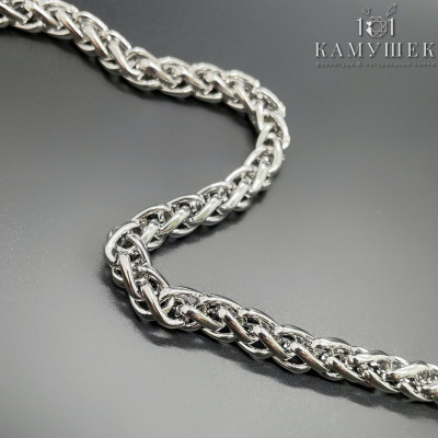 Цепь №125 цвет серебро 4 мм