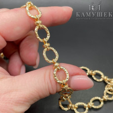 Цепь №137-1 цвет золото 12х10 мм