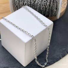 Цепь №173 цвет серебро 2*1,8 мм 