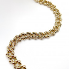 Цепь №25-1 цвет золото 7 мм 