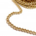 Цепь №25-1 цвет золото 7 мм 