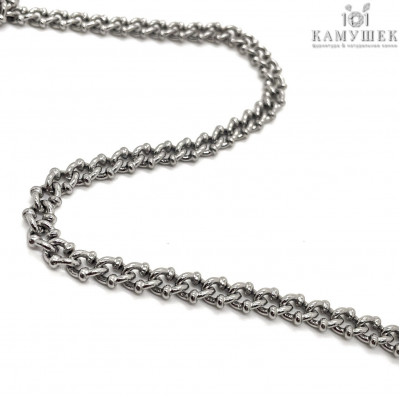 Цепь №25 цвет серебро 7 мм