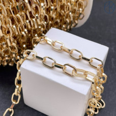 Цепь №314-1 цвет золото 8 мм 