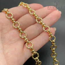 Цепь №41-1 цвет золото 10 мм